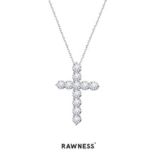 Load image into Gallery viewer, Classic Diamond Cross Necklace Stackable Set