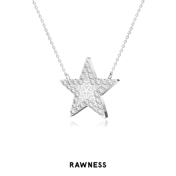 Star Choker Necklace -  925 Silver