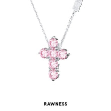 Load image into Gallery viewer, Iced-out Diamond Cross Necklace