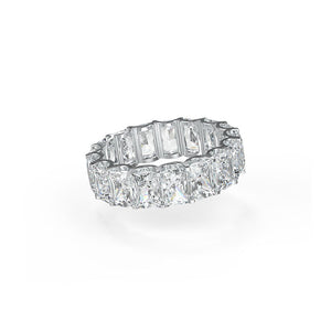 Emerald Cut Diamond Index Finger Ring