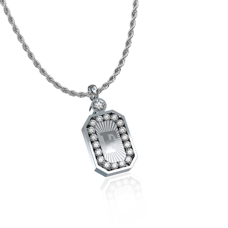 The Rawness Timeless Initials Pendant Necklace