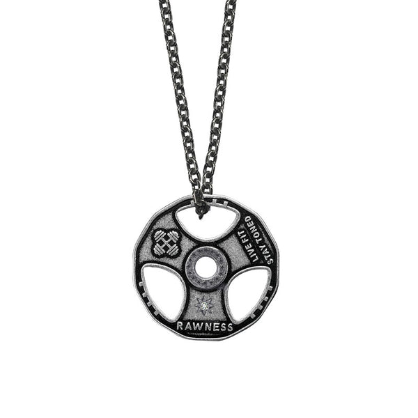 Weight Plate Pendant Necklace - Gym Series