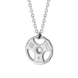 Weight Plate Pendant Necklace - Gym Series