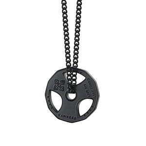 Weight Plate Pendant Necklace - Gym Series