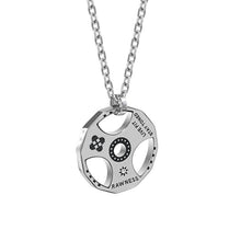 Load image into Gallery viewer, Weight Plate Pendant Necklace - Gym Series