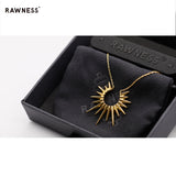 Ray of Sunshine Golden Necklace