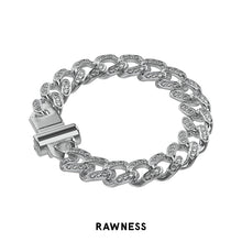 Load image into Gallery viewer, Iced-out Full Diamond Cuban Chain Bracelet - easy clasp bracelet