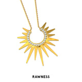 Iced Out Sun Necklace