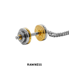 Load image into Gallery viewer, ToneTrend Vertical Barbell Pendant Necklace