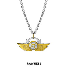 Load image into Gallery viewer, Golden Wing Weight Plate Necklace