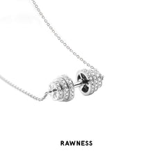 Load image into Gallery viewer, Elegant Full Diamond Barbell Choker Necklace