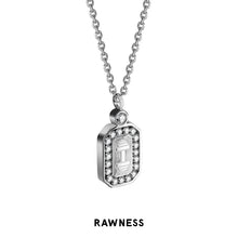 Load image into Gallery viewer, Live Fit Diamond Barbell Pendant Necklace