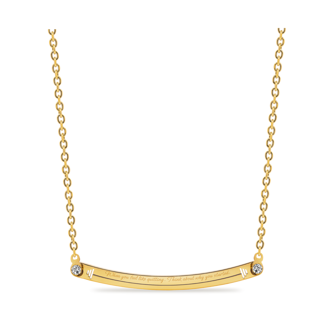 Smiling Barbell Choker