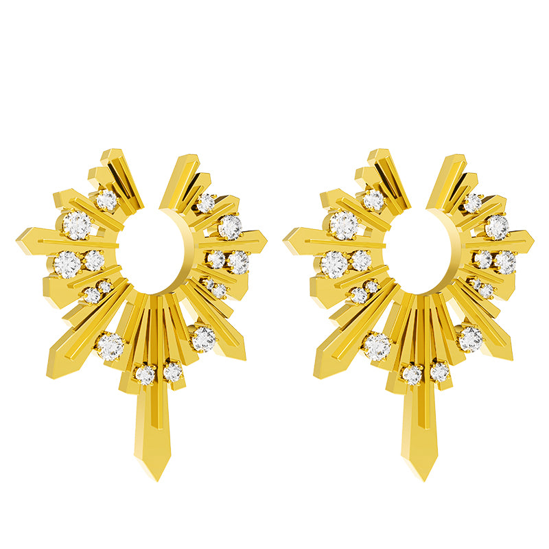 Sunny Diamond Earring Set