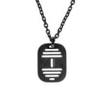 Load image into Gallery viewer, Hollow Barbell Military Plate Necklace