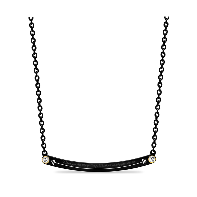 Smiling Barbell Choker