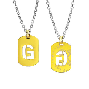 Letter Tag Nacklace