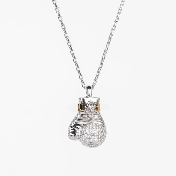 Iced-out Boxing Glove Necklace