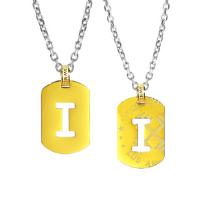 Letter Tag Nacklace