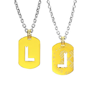 Letter Tag Nacklace