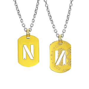 Letter Tag Nacklace