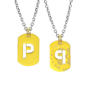 Letter Tag Nacklace