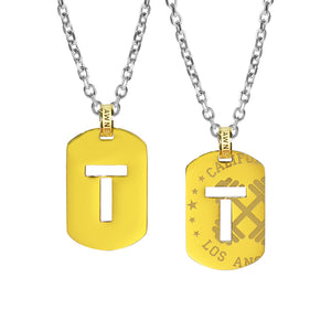 Letter Tag Nacklace