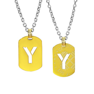 Letter Tag Nacklace